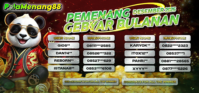 PEMENANG GEBYAR HADIAH BULANAN DESEMBER