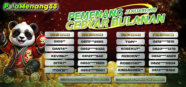 PEMENANG GEBYAR HADIAH BULANAN JANUARI 2026