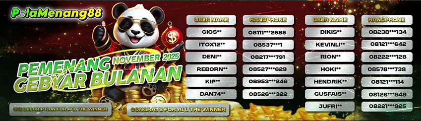 PEMENANG GEBYAR BONUS BULAN DESEMBER