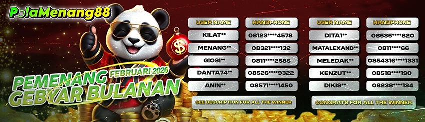PEMENANG GEBYAR BONUS BULAN FEBRUARI 2026